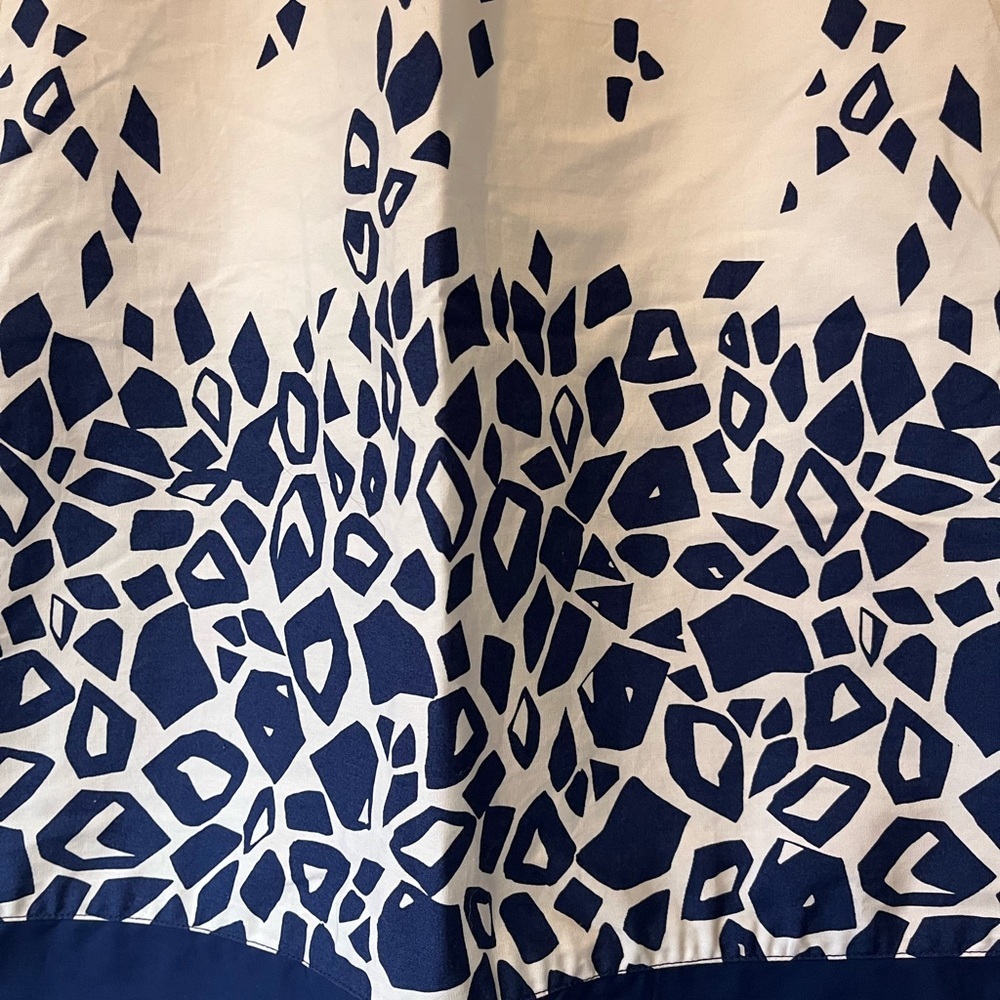 Girls Gymboree size 6 navy/white animal print dress - Picture 2 of 7